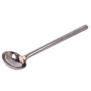 全不锈钢厨师专用炒勺加厚炒菜长柄打菜勺壳汤勺子2 3 4两勺