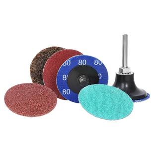 3M转矩砂碟片圆形旋转锁扣砂碟不织布2寸3寸锆刚玉布轮抛光打磨片