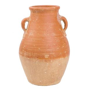 粗陶陶罐花瓶摆件花盆客厅美式复古瓶子创意做旧仿古土陶盆插干花