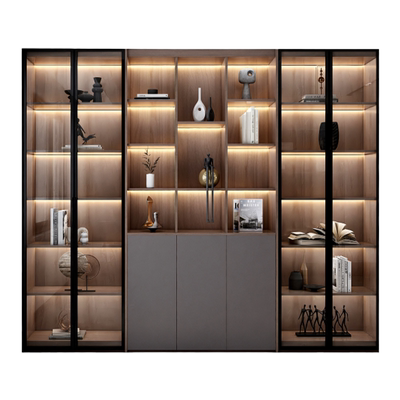 布卡恩轻奢博古架家用客厅定制