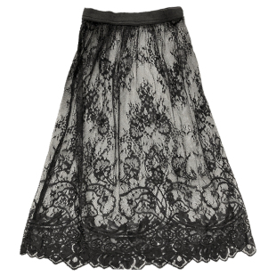 小个子叠穿镂空内衬花边裙秋季新款半身裙屁帘裙子蕾丝网纱短罩裙