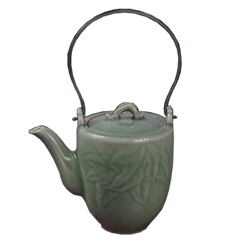 家用龙泉青瓷高档泡茶壶