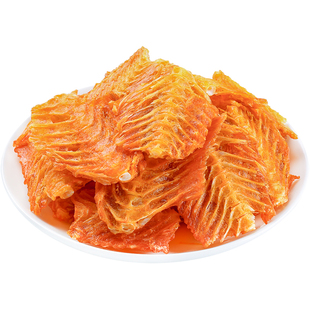 威海特产香酥鳕鱼排鳕鱼骨头即食烤鱼骨粒罐装海鲜海味休闲零食