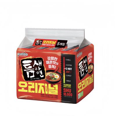八道缝隙拉面特辣肉汤120g*5包