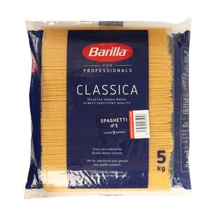 进口Barilla百味来5#意大利面5kg直面大袋意面意粉餐饮装整箱商用