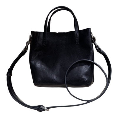 通勤植鞣牛皮大容量小方包