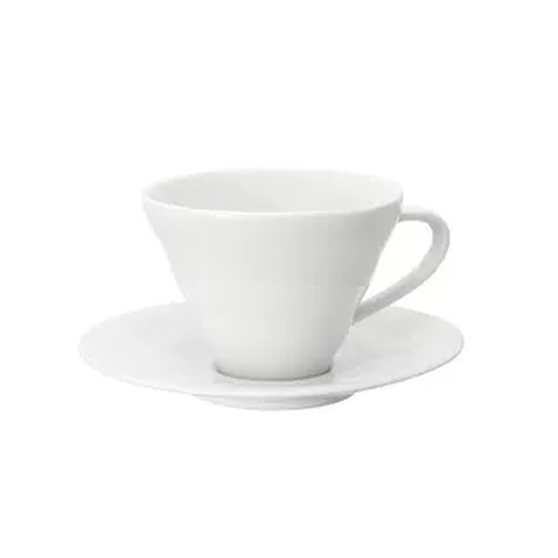 hario极简v60陶瓷咖啡杯带杯托