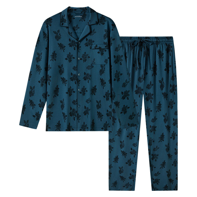 舒雅铂雅男士70S纯棉家居服套装