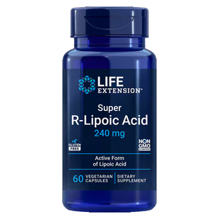 保税 右旋硫辛酸美国Life Extension糖氧双抗Super R-Lipoic Acid