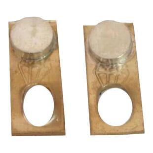 银触点白金机逆变机头配件打火触碰点老式机子银接触点手按开关