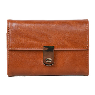 真皮复古多卡位卡包女小巧简约百搭高级感风琴式零钱驾驶证收纳包