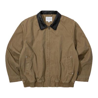 WDR羊皮翻领巴恩风底特律夹克