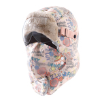 帽子女冬季骑行防寒加厚棉帽东北保暖神器雷锋帽防风面罩套头帽男