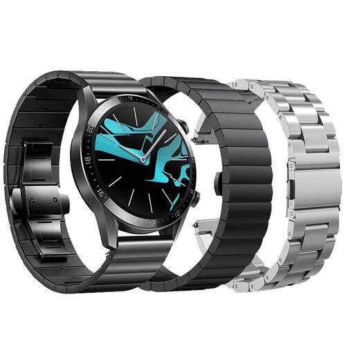 适用华为GT5手表GT4尊享版watch5陶瓷GT3表带watch4pro磨砂智能3pronew/GT2金属46mm替换荣耀GS3男款buds