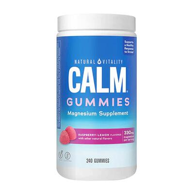 美国Calm柠檬酸镁补充平衡压力成人儿童青少年镁软糖【部分临期】