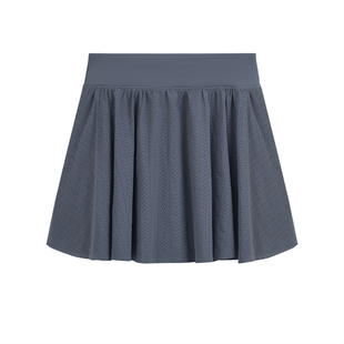 Wilson威尔胜官方夏季女士冲孔透气弹力宽松运动网球半身裙带底裤