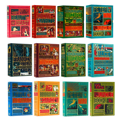 MinaLima 秘密花园立体互动机关书 爱丽丝梦游仙境英文原版 The Secret Garden Pinocchio Jungle Book 美女与野兽经典插画故事书