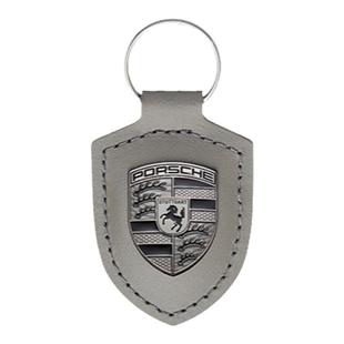 【官方正品】Porsche 保时捷经典系列盾徽钥匙圈真皮钥匙扣钥匙链