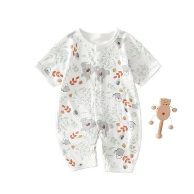 棉恋森婴儿衣服连体衣纯棉夏季