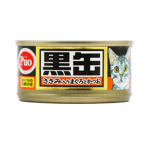 土猫宠物 泰产AIXIA爱喜雅黑罐迷你猫罐头湿粮主食级80g*24罐组合