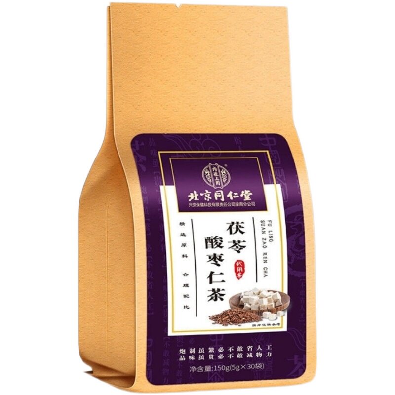 北京同仁堂酸枣仁百合茯苓茶包
