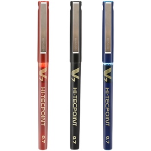 日本pilot百乐笔BXV7/V5中性笔针管型直液式水性笔0.7刷题考试笔