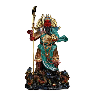 关公神像家用客厅招财商铺供奉武财神关羽摆件新款关二爷佛像树脂