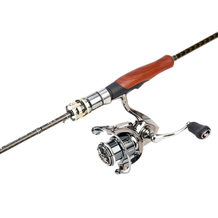 战江亭绣春刀马口竿ul超软檀木直枪柄碳素实心L调微物路亚竿套装