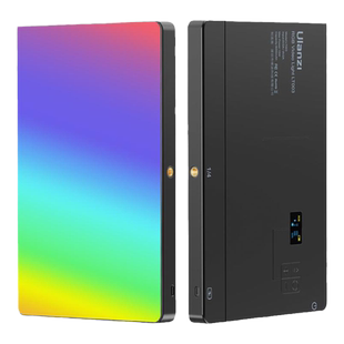 Ulanzi优篮子LT003全彩RGB补光灯平板摄影灯led桌面平板灯彩色拍照摄像口袋摄影外拍便携户外柔光灯探店直播