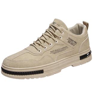 劳保男鞋2026新款春季工地干活防滑耐磨工装板鞋上班工作休闲潮鞋