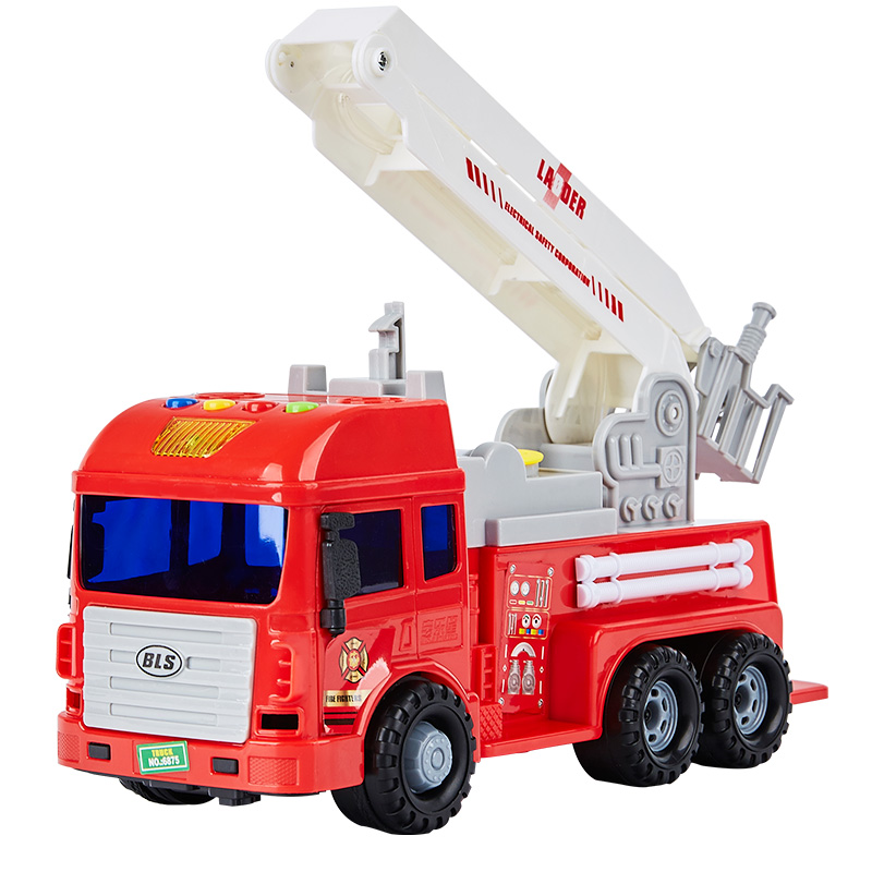 儿童消防车玩具可喷水惯性洒水车云梯车救火车大号男孩汽车模型