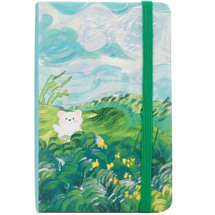 a7小笔记本子随身绑带a6小巧便携式记事本厚可爱迷你口袋型小本子小号记录备忘录护士随手记带笔日记本小本本