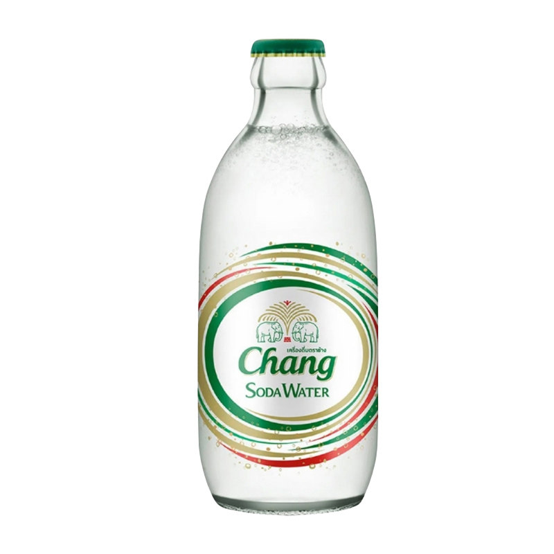 CHANG泰国进口苏打水泰象苏打水饮料气泡水325ml*24瓶整箱
