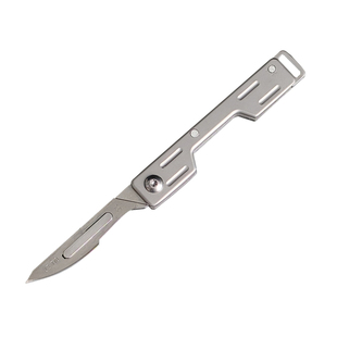 兽用阉割刀不锈钢折叠手术刀兽用迷你去势手术刀片宠物绝育手术刀