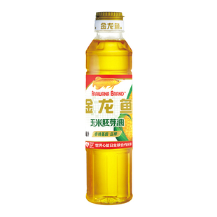 金龙鱼玉米胚芽油400ml/瓶非转基因家用炒菜烹饪食用油物理压榨