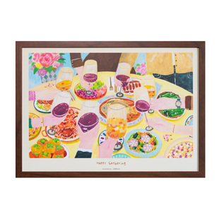 [欢聚时刻]高级感装饰画乔迁新房客厅厨房饭厅餐厅挂画墙画玄关画