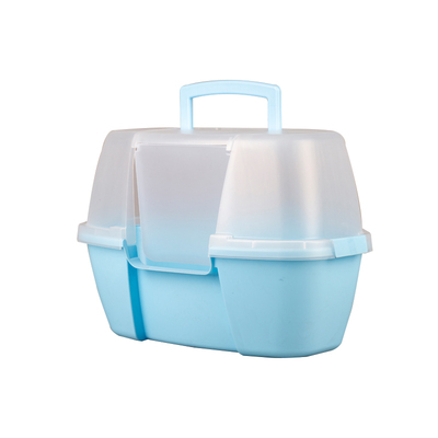 爱丽思走廊式猫砂盆全封闭防带砂