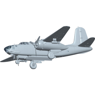 恒辉 HKMODEL 01E040 1/32 A-20J 波士顿IV 攻击机 拼装模型