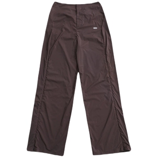 【AMOMENTO】hug 2025纯色休闲肌理感长裤