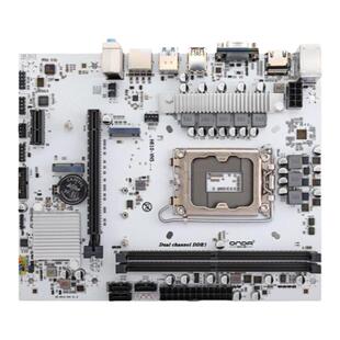 昂达H610M H610VH4-B/W台式M.2主板支持12代cpu双通道内存LGA1700