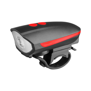 自行车夜骑灯前灯公路车手电筒儿童单车充电喇叭防水山地骑行铃铛