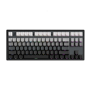 腹灵MK870pro极昼侧刻机械键盘无线蓝牙三模办公静音电竞游戏专用