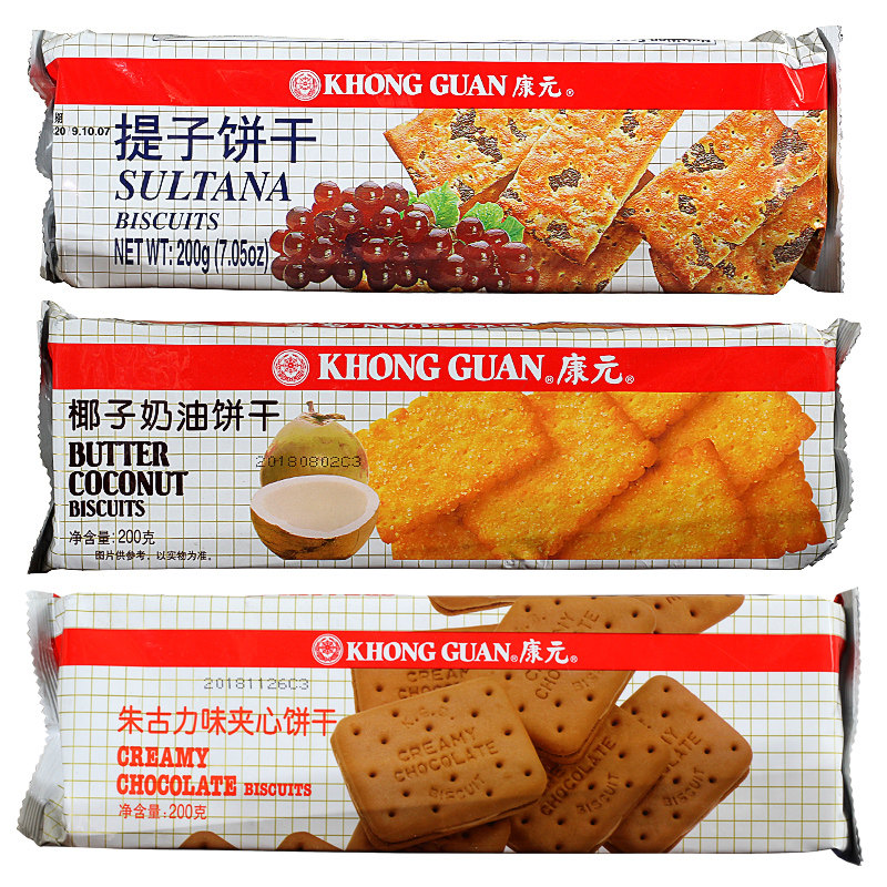 康元椰子奶油饼干早餐饼干康元