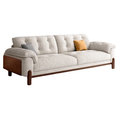 中古风云朵沙发小户型直排可拆洗