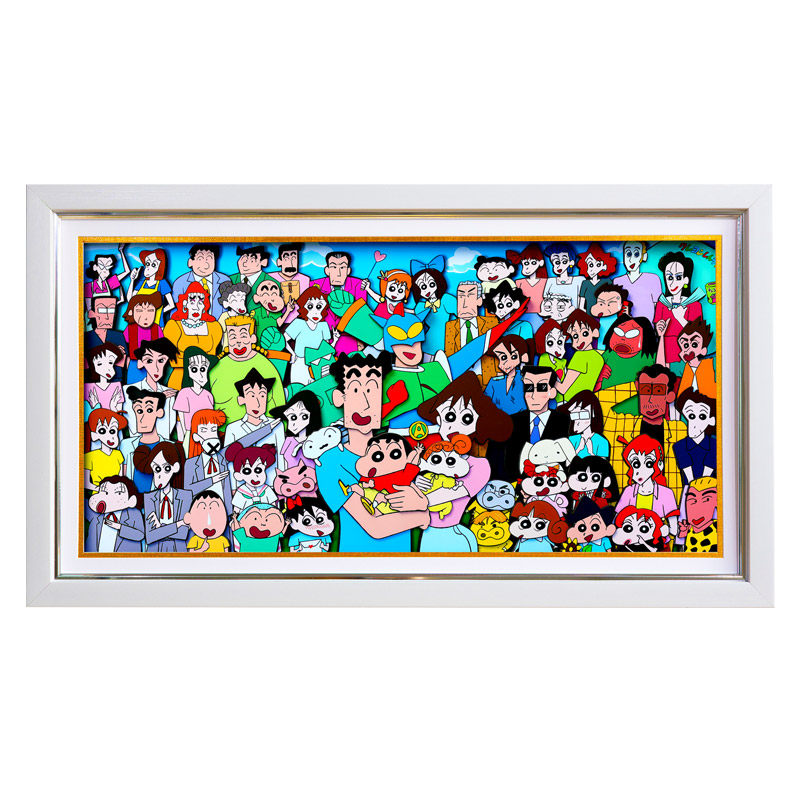 蜡笔小新手工动漫立体画艺术画