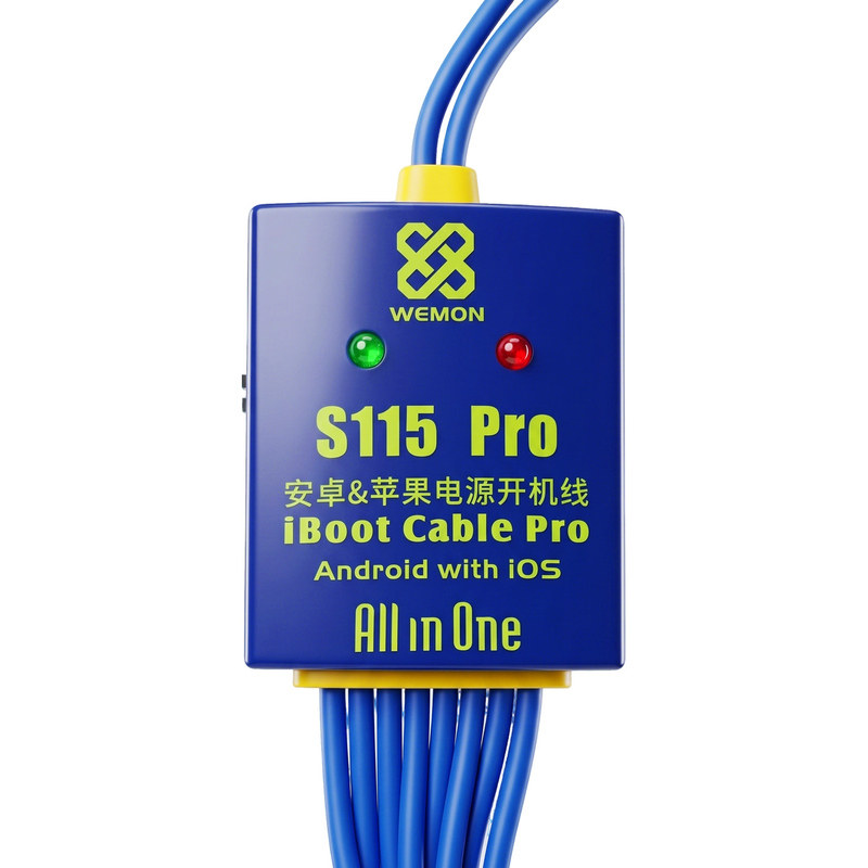 S115Pro 手机维修苹果安卓开机线适用于苹果安卓8-17PM输出电源线