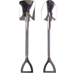 网红西瓜勺铁锹勺子可爱创意铲子专用长柄加厚勺一次性赠品勺商用