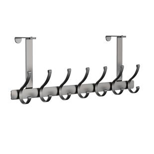 门后挂钩可调节挂衣架免打孔门挂钩卧室门收纳壁挂墙上挂架挂衣钩