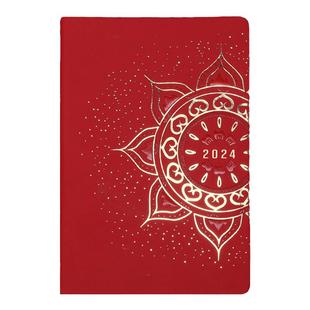 2026年日程本年历本自律打卡本工作日历计划本365天笔记本子花开精致记事本时间管理效率手册定制可印logo