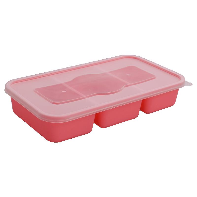 日式便当盒一次性餐盒多分格长方形寿司外卖打包盒网红彩色快餐盒